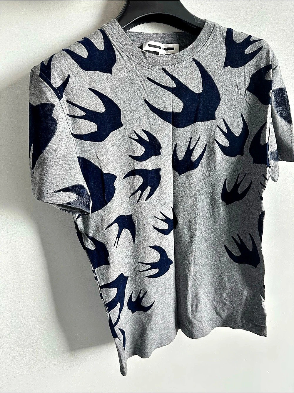 McQ Alexander McQueen All-Over Swallow Print T-Shirt